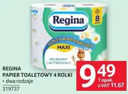 Selgros Papier toaletowy Regina 4 rolki oferta