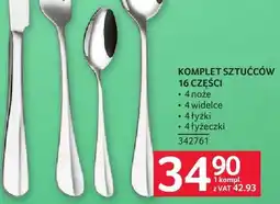 Selgros Komplet sztućców 16 części oferta