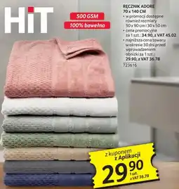 Selgros Ręcznik Adore 70x140cm oferta