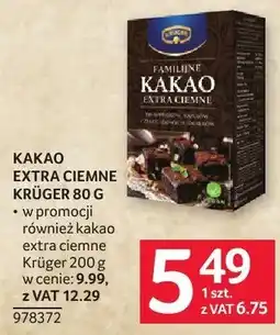Selgros Kakao extra ciemne Krüger oferta
