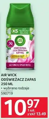 Selgros Odświeżacz zapas AIR WICK ODŚWIEŻACZ ZAPAS 250 ML wybrane rodzaje oferta