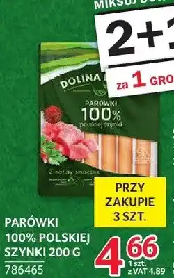 Selgros Parówki 100% polskiej szynki Dolina Dobra oferta