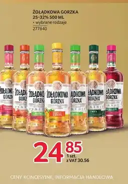 Selgros Wódka ŻOŁĄDKOWA GORZKA 25-32% oferta