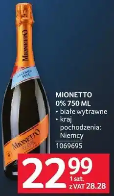 Selgros Wino MIONETTO 0% 750 ML białe wytrawne oferta