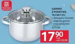 Selgros Garnek z pokrywą 16 cm/1 oferta