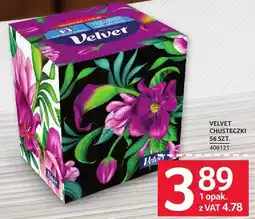 Selgros Chusteczki Velvet 56 szt oferta