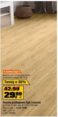 OBI Panele podłogowe Dąb Lucerna oferta