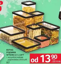 Selgros Pojemnik wysoki 2,1 l Loft Rotho oferta