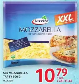 Selgros Ser mozzarella tarty Mlekpol oferta