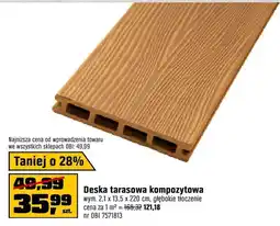 OBI Deska tarasowa kompozytowa oferta