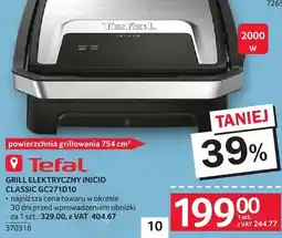 Selgros Grill elektryczny TEFAL GRILL ELEKTRYCZNY INICIO CLASSIC GC71D10 oferta