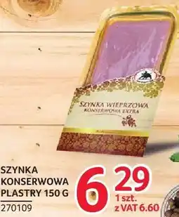 Selgros Szynka konserwowa plastry ZMB Białystok oferta