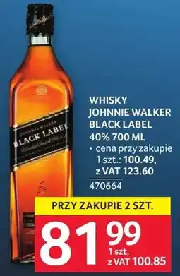 Selgros Whisky Johnnie Walker Black Label 40% oferta