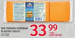 Selgros Ser topiony Cheddar plastry Hochland oferta