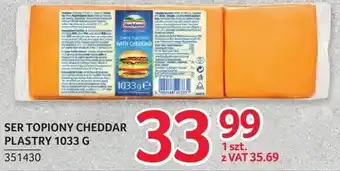 Selgros Ser topiony Cheddar plastry Hochland oferta