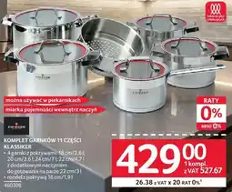 Selgros Komplet garnków 11 części Klassiker oferta