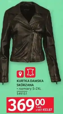 Selgros Kurtka damska skórzana oferta