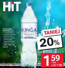 Selgros Woda Kinga Pienińska oferta