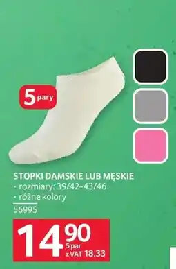 Selgros Stopki damskie lub męskie oferta