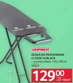 Selgros Deska do prasowania Classic M Black Leifheit oferta