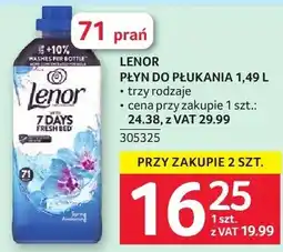 Selgros Płyn do płukania LENOR PŁYN DO PŁUKANIA 1,49 L trzy rodzaje oferta