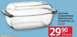 Selgros Naczynie żaroodporne prostokątne z pokrywą oferta