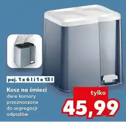 Kaufland Kosz na śmieci dwukomorowy oferta