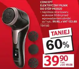 Selgros Suszarka CONCEPT ELEKTRYCZNIE PILNIK DO STÓP PN3020 oferta