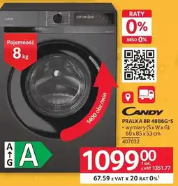 Selgros Pralka CANDY PRALKA BR 4886G-S oferta