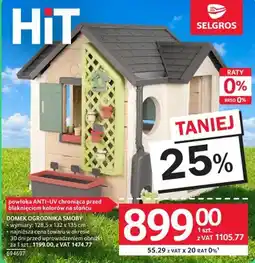 Selgros Domek ogrodnika SMOBY oferta