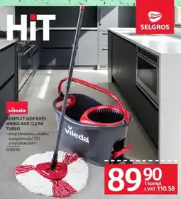 Selgros Komplet mop Easy Wring and Clean Turbo Vileda oferta