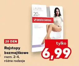 Kaufland Rajstopy bezmajtikowe 20 DEN oferta