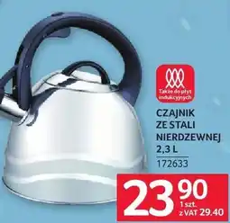 Selgros Czajnik ze stali nierdzewnej oferta