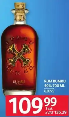 Selgros Rum Bumbu 40% oferta