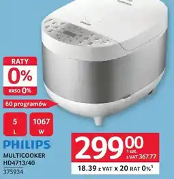 Selgros Multicooker PHILIPS MULTICOOKER HD4713/40 oferta