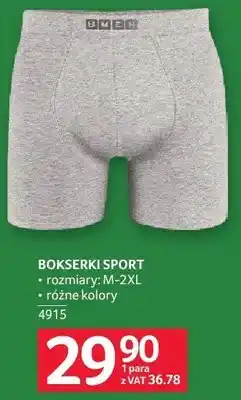 Selgros Bokserki Sport oferta