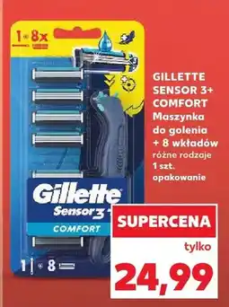 Kaufland Maszynka do golenia + 8 wkładów różne rodzaje oferta