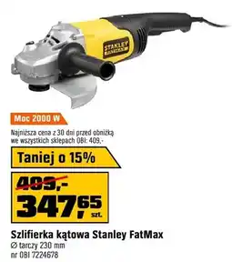OBI Szlifierka kątowa 230mm oferta