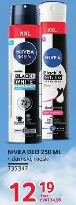 Selgros Dezodorant Nivea 250 ml damski, męski oferta