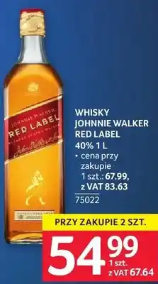 Selgros Whisky Johnnie Walker Red Label 40% oferta
