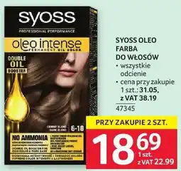 Selgros Farba do włosów Syoss Oleo Intense oferta