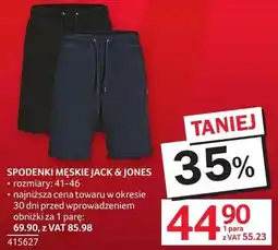 Selgros Spodenki SPODENKI MĘSKIE JACK & JONES oferta