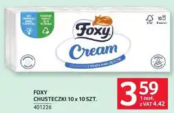 Selgros Chusteczki Foxy 10x10 szt oferta
