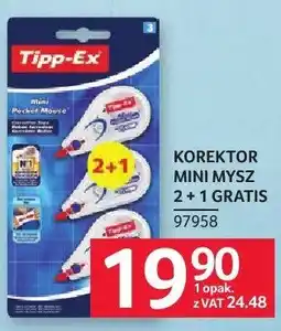 Selgros Korektor TIPP-EX KOREKTOR 2 + 1 GRATIS oferta