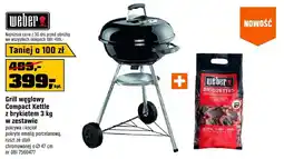 OBI Grill węglowy Compact Kettle z brykietem 3 kg w zestawie oferta