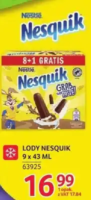 Selgros Lody Nesquik oferta