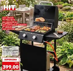 Kaufland Grill gazowy Let's BBQ z 2 palnikami oferta