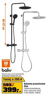 OBI Kolumna prysznicowa Slim oferta