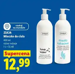 Lidl Mleczko do ciała oferta