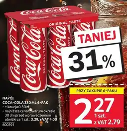 Selgros Napój Coca-Cola 330ML 6-PAK oferta